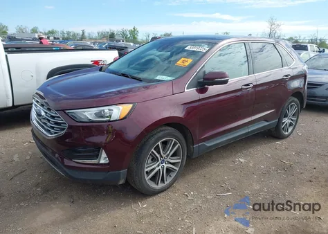 2021 Ford Edge Titanium from USA, damaged, VIN 2FMPK4K99MBA41965